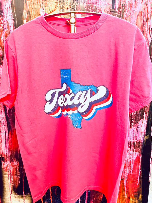 Pink Texas Tee